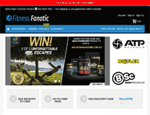 Tablet Screenshot of fitnessfanatic.com.au